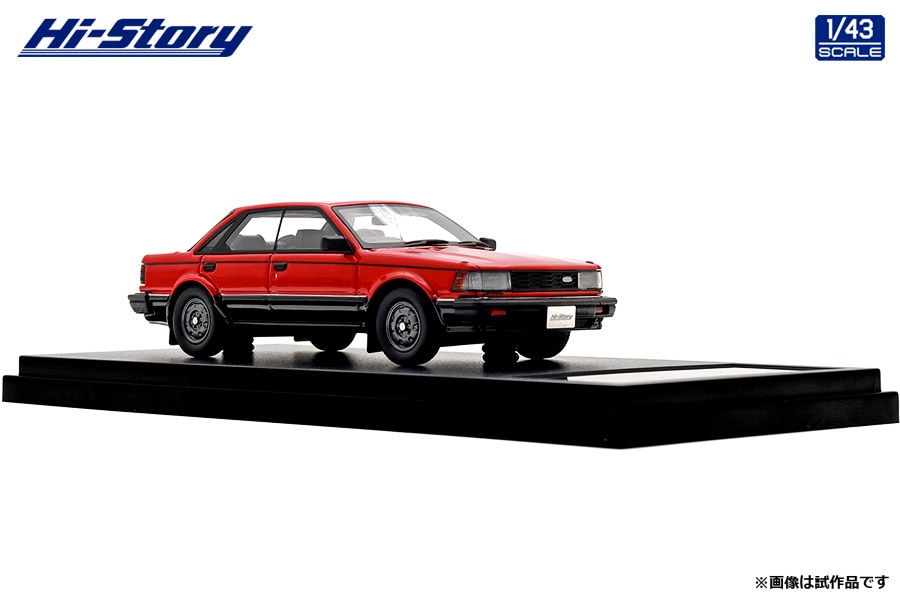1/43 NISSAN BLUEBIRD 4DOOR HARDTOP TURBO SSS-S (1983) レッド