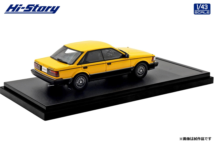 1/43 NISSAN BLUEBIRD 4DOOR HARDTOP TURBO SSS-S (1983) イエロー
