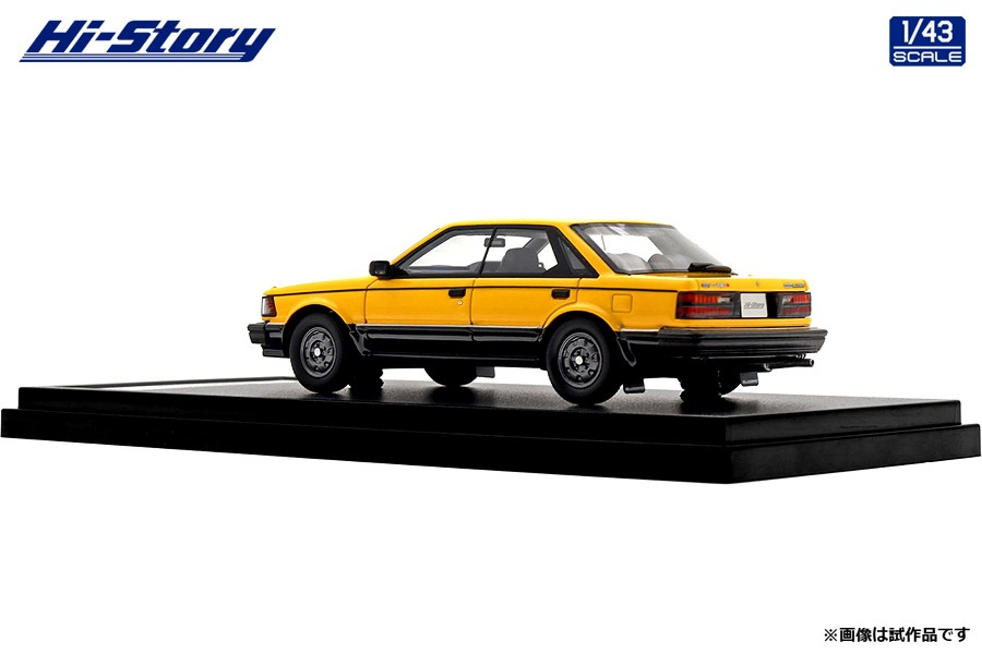 1/43 NISSAN BLUEBIRD 4DOOR HARDTOP TURBO SSS-S (1983) イエロー