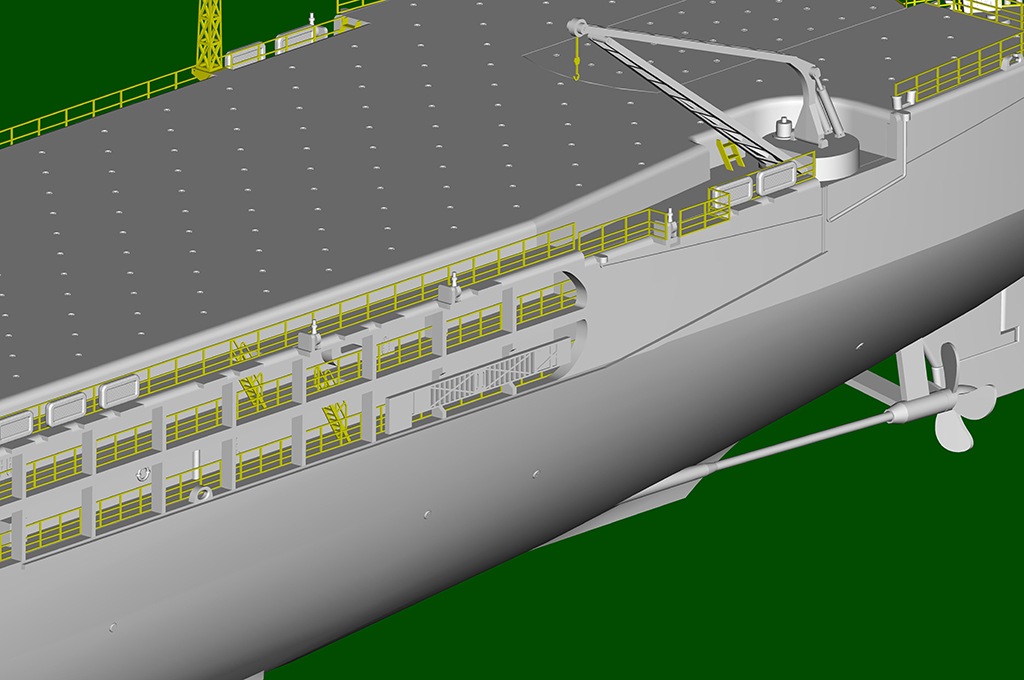 05636 1/350 フランス海軍 ヘリコプター航空母艦 ジャンヌ