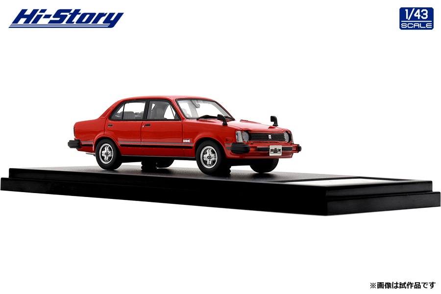 HS472RE 1/43 ISUZU GEMINI Sedan ZZ/T (1981) レッド | すべて HS472RE 1/43 ISUZU GEMINI Sedan ZZ/T (1981) レッド | すべて