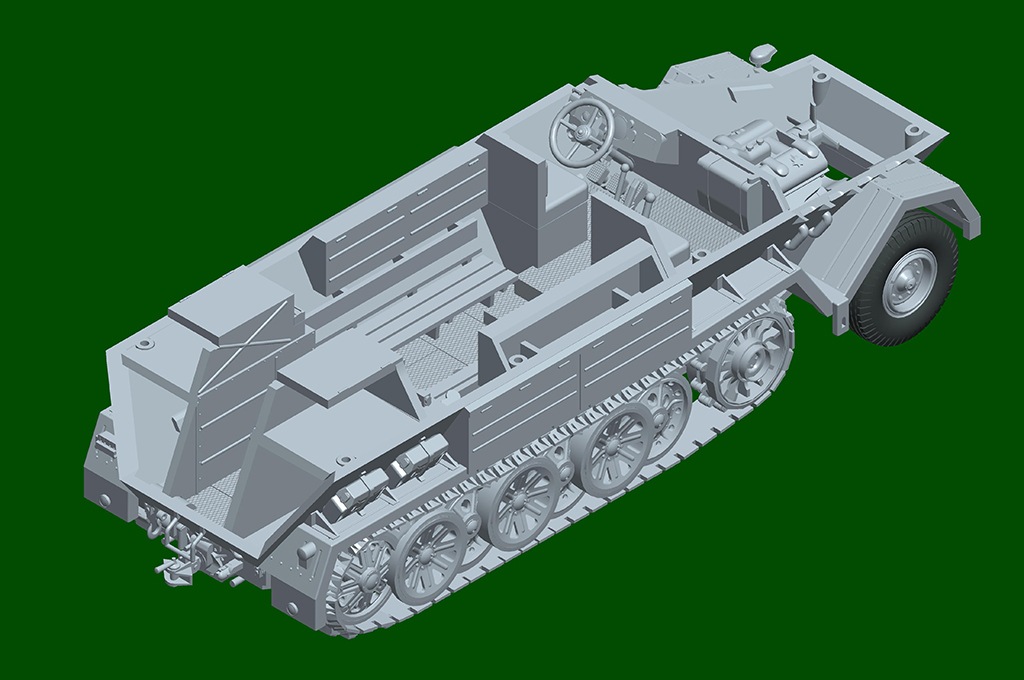 ドイツ軍 Sdkfz.8/DB10 12t 装甲兵員輸送車 1/72 ドイツ軍 Sdkfz.8/DB10 12t 装甲兵員輸送車【07404