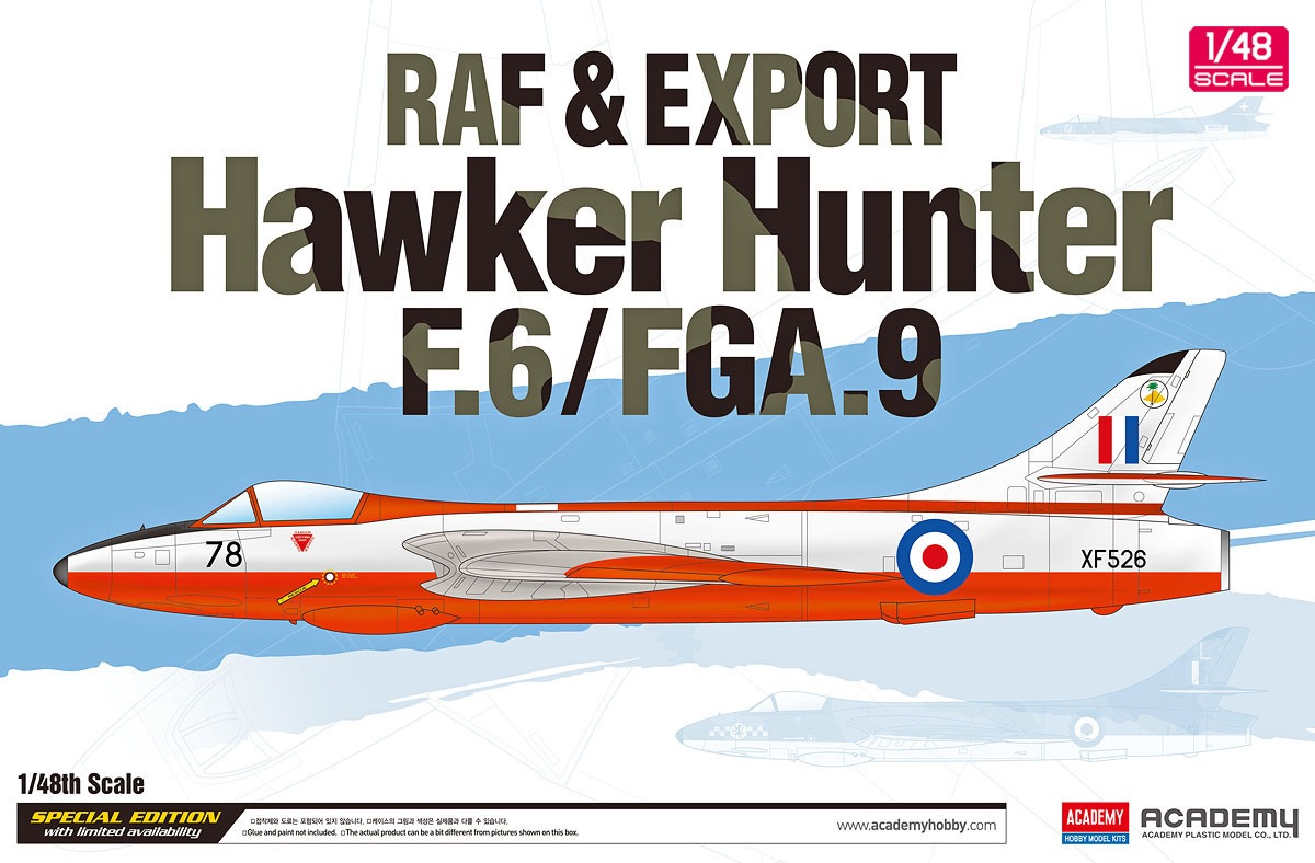 12312 1/48 ホーカーハンターF.6/FGA.9 ”スペシャル・エディション
