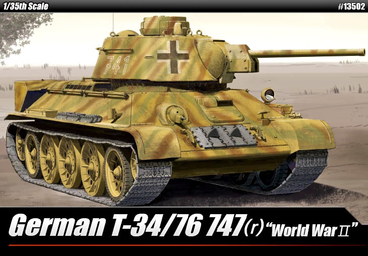 13502 1/35 T-34-747(r)鹵獲戦車