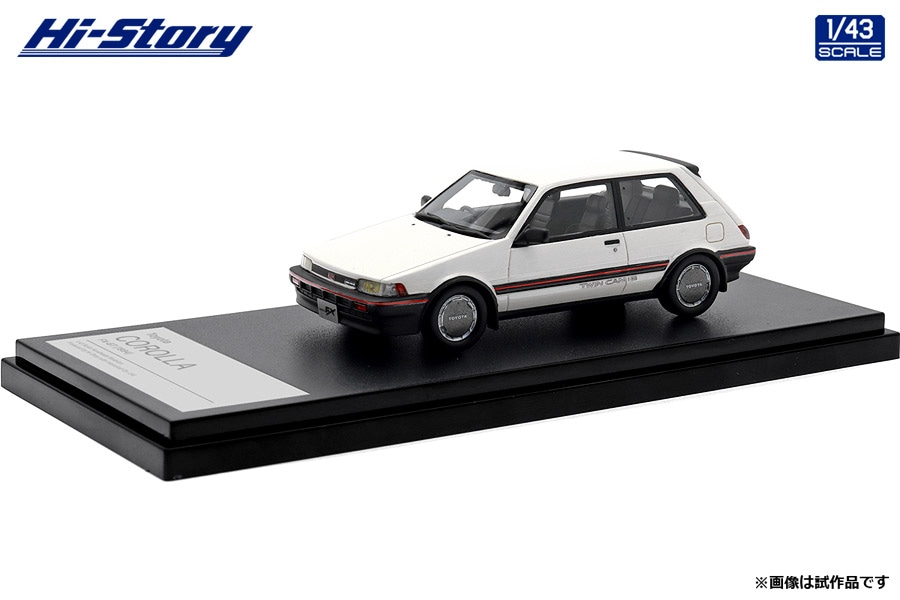 HS453WH 1/43 Toyota COROLLA FX-GT (1984) ホワイト