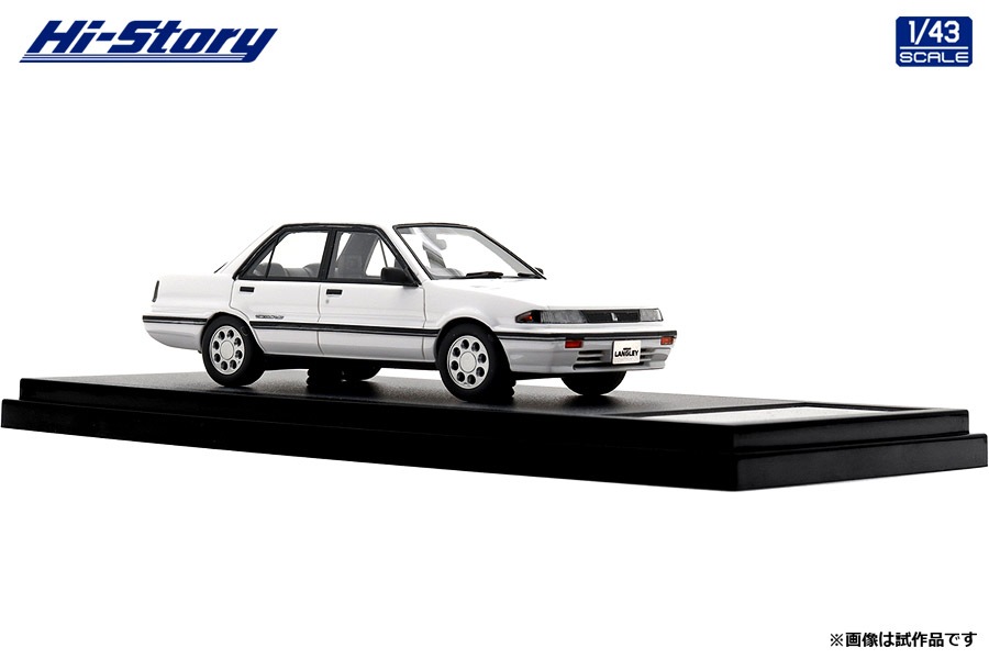 1/43 NISSAN LANGLEY 4 DOOR SEDAN GT TWINCAM (1988) クリスタルホワイト【HS468WH】