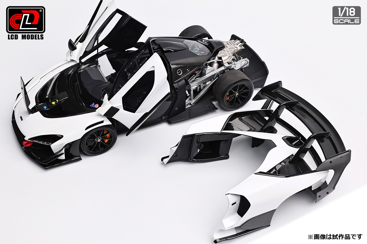 1/18 マクラーレン Senna GTR ホワイト ダイキャストモデル