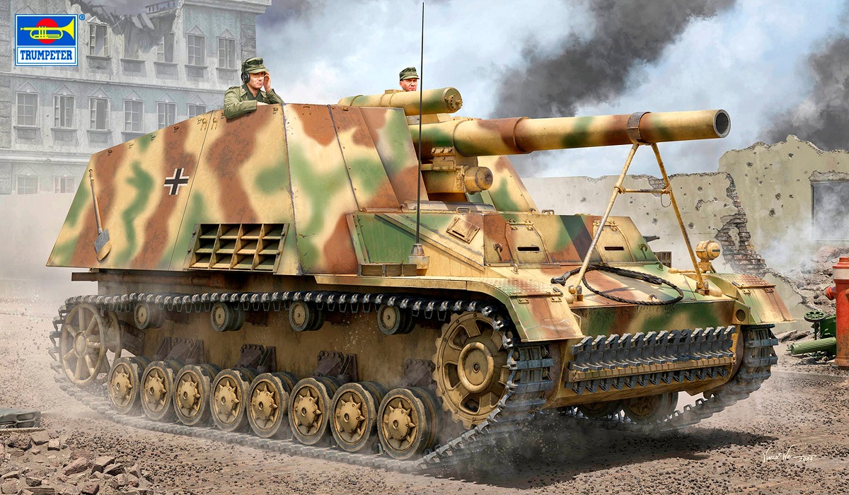 1/16 ドイツ軍 重自走榴弾砲 フンメル 後期型 完全新金型