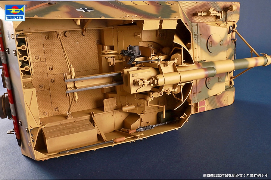 1/16 ドイツ軍 重自走榴弾砲 フンメル 後期型 完全新金型