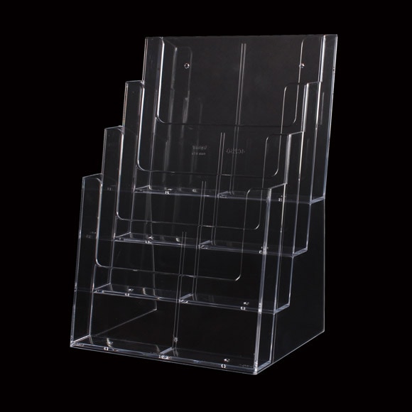 カタログスタンド 4C230 4段（A4タテサイズ）【個人宅配送不可