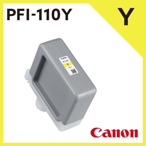 CANON ����Υ� ��Ƚ �ץ�󥿡����� PFI-110 Y (��������)�ڸĿ��������Բġ�