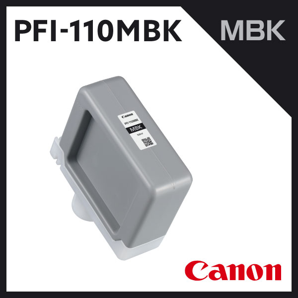PFI-110MBK マットブラック CANON(キャノン) 純正インクタンク TX-2000 TX-3000 TX-4000 キヤノン インクタンクPFI-110MBK マットブラック 160ml 2363C001 1個