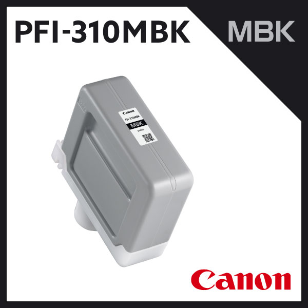 CANON ����Υ� ��Ƚ �ץ�󥿡����� PFI-310 MBK (�ޥåȥ֥�å�)�ڸĿ��������Բġ�