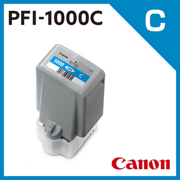 CANON ����Υ� ��Ƚ �ץ�󥿡����� PFI-1000 C (������)�ڸĿ��������Բġ�