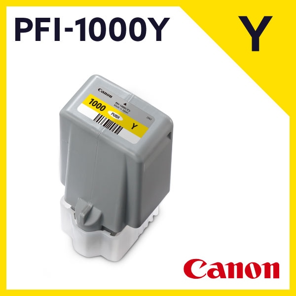 CANON キヤノン 大判 プリンターインク PFI-1000 Y (イエロー)-インターショップ