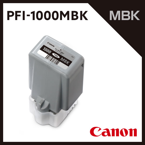 CANON キヤノン 大判 プリンターインク PFI-1000 MBK (マットブラック