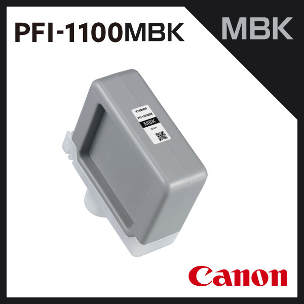 CANON ����Υ� ��Ƚ �ץ�󥿡����� PFI-1100 MBK (�ޥåȥ֥�å�)�ڸĿ��������Բġ�