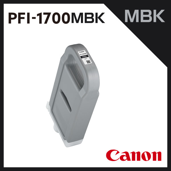 CANON ����Υ� ��Ƚ �ץ�󥿡����� PFI-1700 MBK (�ޥåȥ֥�å�)�ڸĿ��������Բġ�