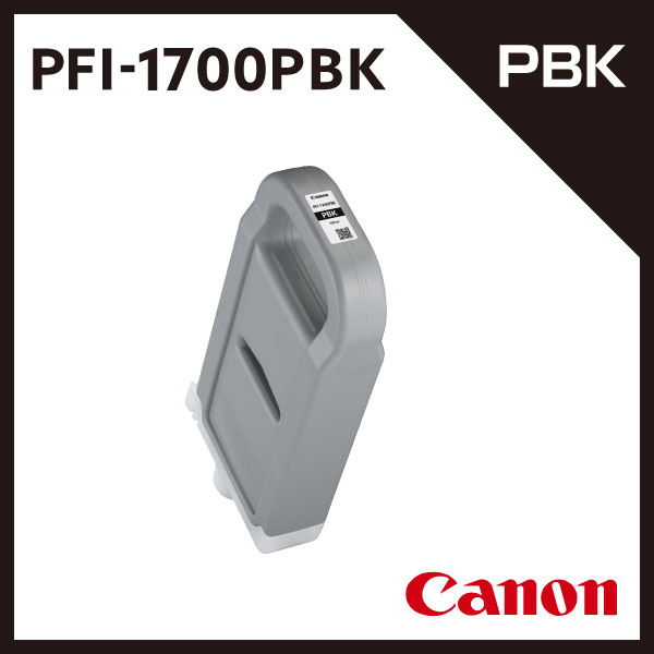 CANON ����Υ� ��Ƚ �ץ�󥿡����� PFI-1700 PBK (�ե��ȥ֥�å�)�ڸĿ��������Բġ�