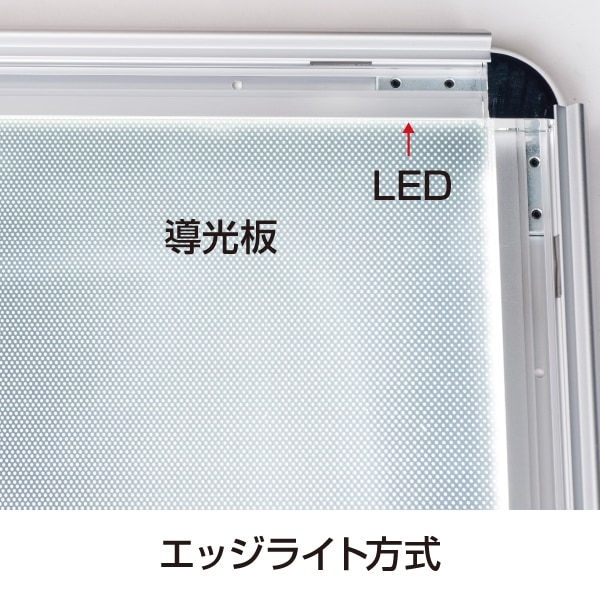 める☆　パネル4点まとめ LED パネル A2 サイズ MGライトパネルカスタム 420×594 シルバー