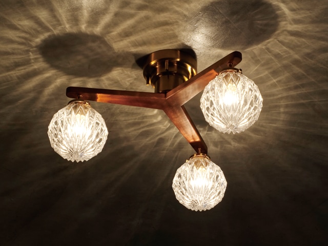 インターフォルム Ceiling Light 3灯式 ホワイトガラス インターフォルム Ceiling Light 3灯式 ホワイトガラス
