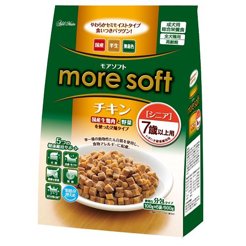 more soft PREMIUM チキン シニア 600g モアソフト チキン シニア 600g（100g×6袋）