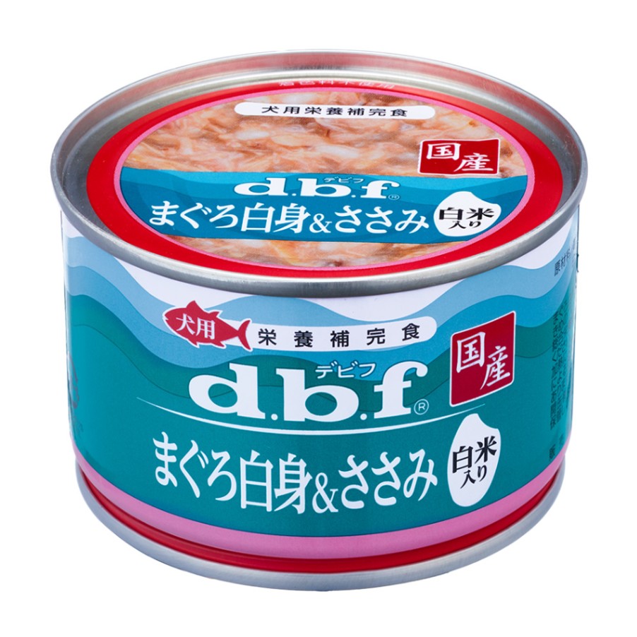 dbf まぐろ白身かつお白身ささみ混載33缶セット デビフ まぐろ白身＆ささみ 白米入り 150g