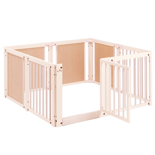 木製ペットサークル ホワイト Dog ケージ サークル ハウス サークル インターズー クリニッククラブ