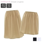 シンプルランジェリー ペチコート 40丈・50丈 M/L TLP201A 日本製