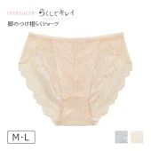 【お買い得品】らくしてキレイ  脚のつけ根らくショーツ IBT353ペア スタンダードショーツ M/L ISP353