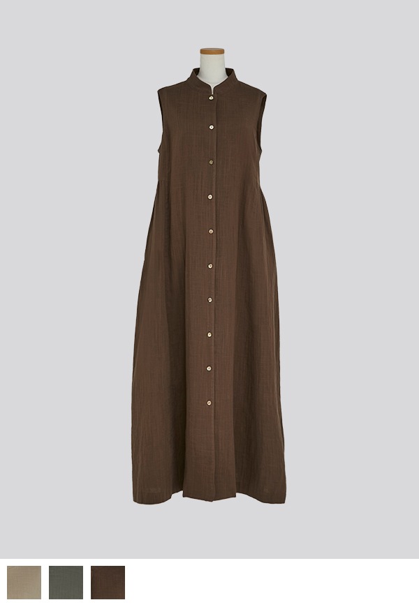 【2022SS NEW】Natural Gauze One-piece