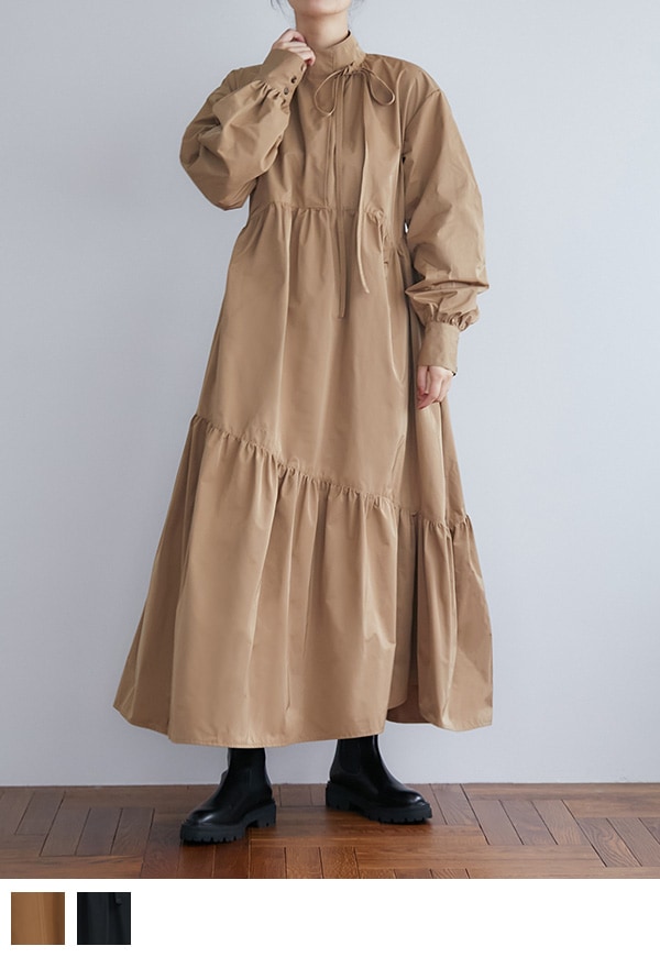 【2022WINTER NEW】Asymmetry Tiered One-piece