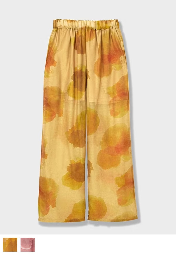 Blurred Print Pants