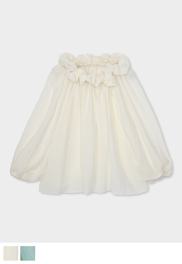 【2026 SPRING NEW】Ruffle Neck Blouse