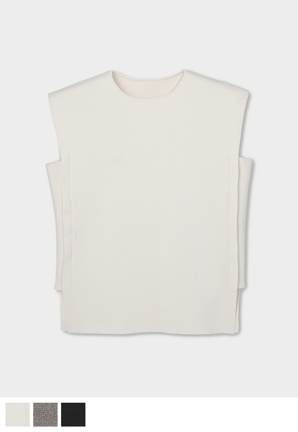 【4月22日まで先行販売】No Sleeve Knit