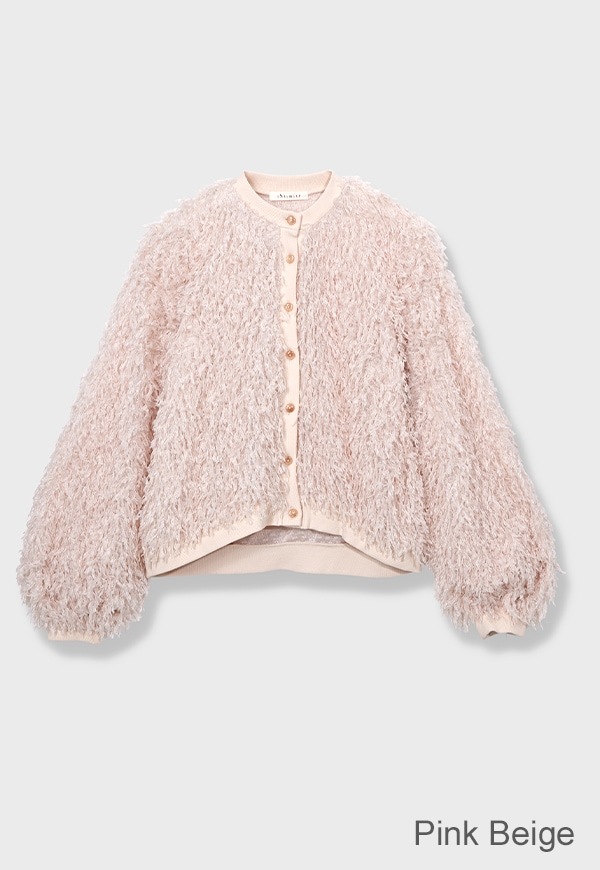 2024WINTER NEW】Volume Fringe Cardigan | トップス,カーディガン 