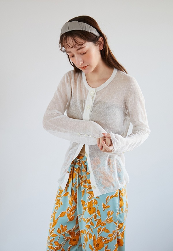 Sheer Knit Cardigan | ALL ITEMS | INTIMITE(アンティミテ)