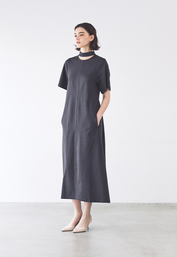 Open Neck Dress | ONEPIECE,ONEPIECE | INTIMITE(アンティミテ)