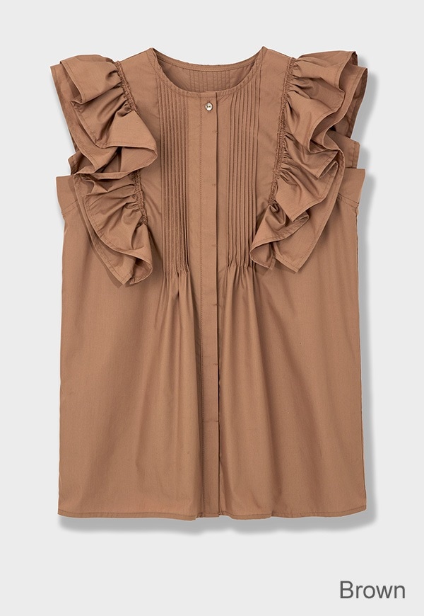 【送料無料】 2025SUMMER NEW】Frill Shirt | ALL ITEMS | INTIMITE(アンティミテ) トップス