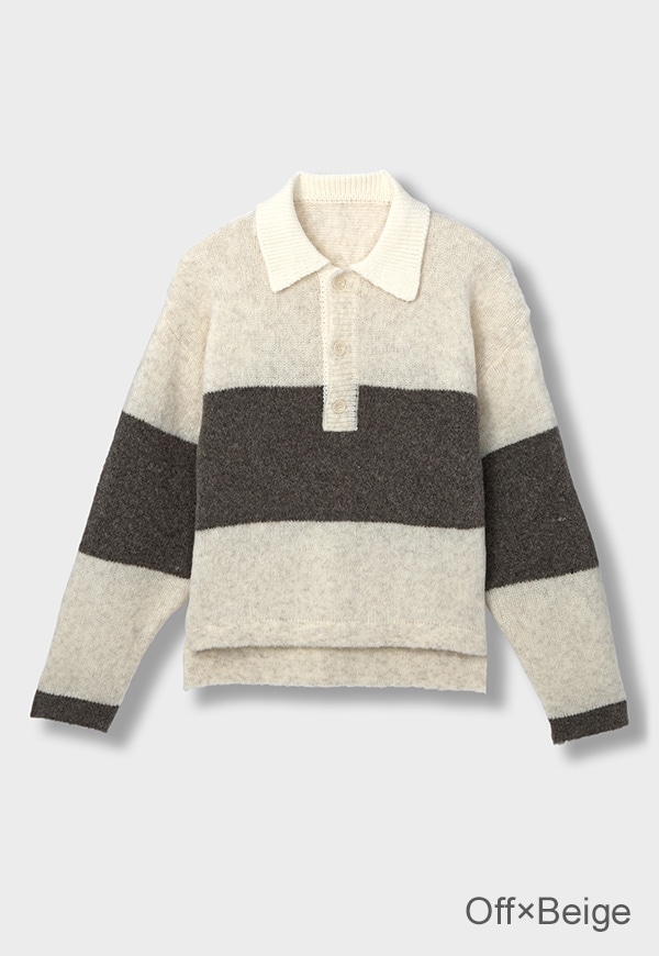 INTIMITE ラガーニットシャツ 2025AUTUMN NEW】Rugger Knit Shirt | ALL ITEMS | INTIMITE(アンティミテ)