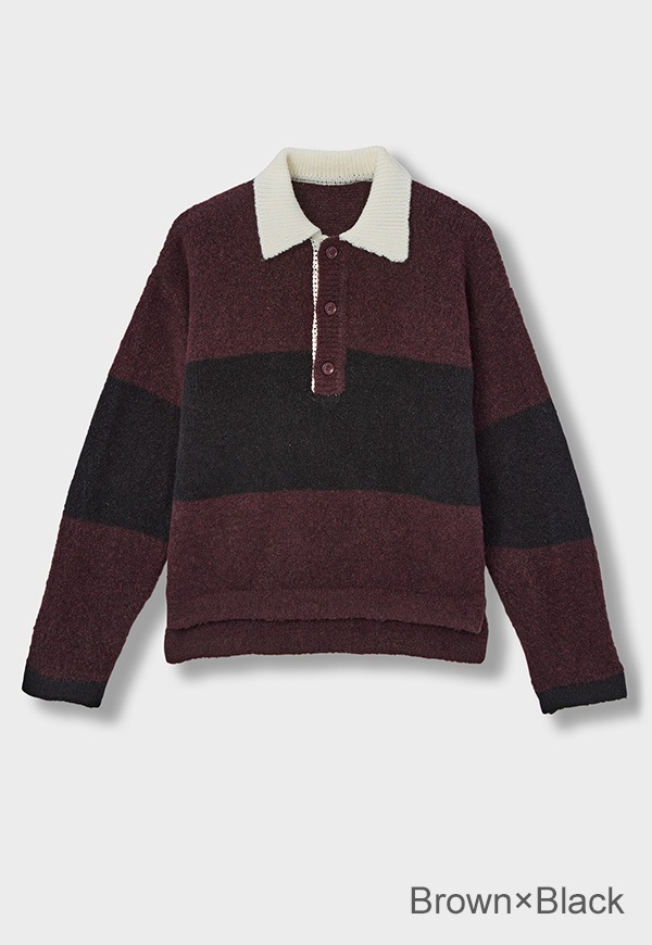 INTIMITE ラガーニットシャツ 2025AUTUMN NEW】Rugger Knit Shirt | ALL ITEMS | INTIMITE(アンティミテ)