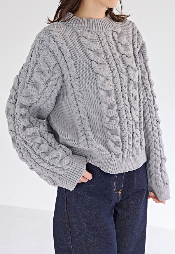 Cable Knit Pull-over | ALL ITEMS | INTIMITE(アンティミテ)