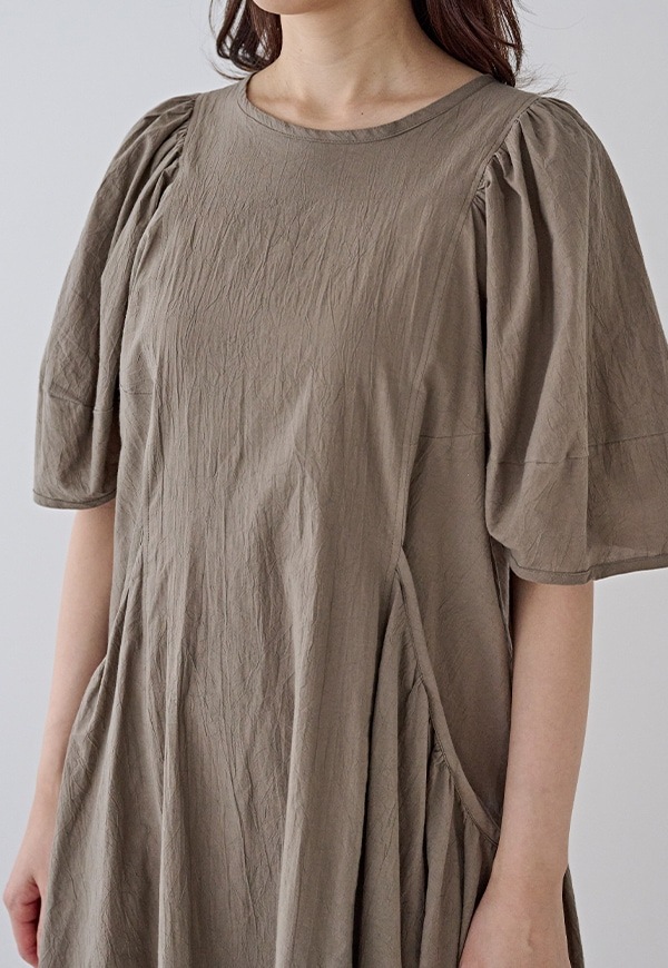 Volume Sleeve Long One-piece | ワンピース,ワンピース | iNtimite 