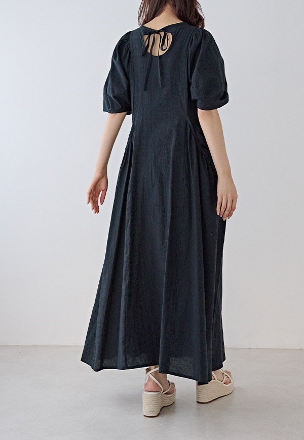 Volume Sleeve Long One-piece | ワンピース,ワンピース | iNtimite 