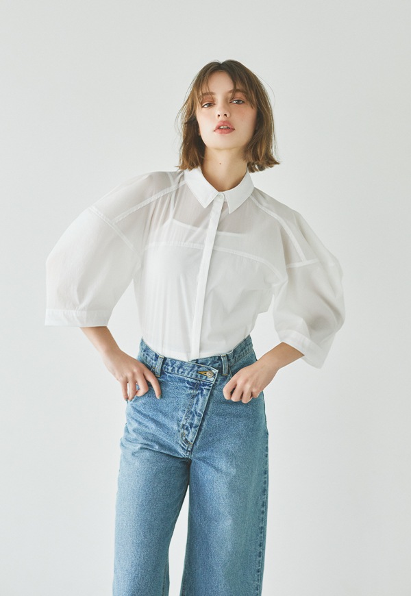 Volume Sleeve Shirt | ALL ITEMS | INTIMITE(アンティミテ)