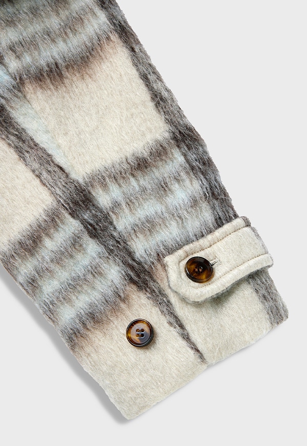 iNtimite アンティミテ　チェックシャギーコート 完売商品　美品 Check Shaggy Coat | ALL ITEMS | INTIMITE(アンティミテ)