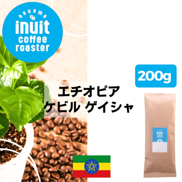 エチオピア ケビル ゲイシャ  200g＜ハイロースト＞