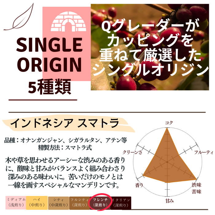 スペシャルティコーヒー 飲み比べセット 30g×8種