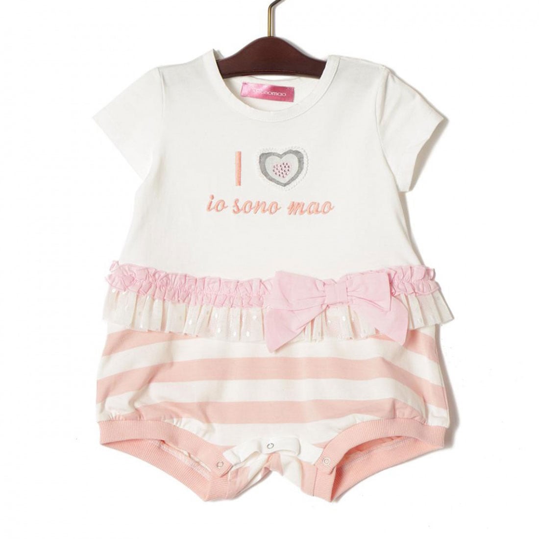 iosonomao 半袖ロンパース