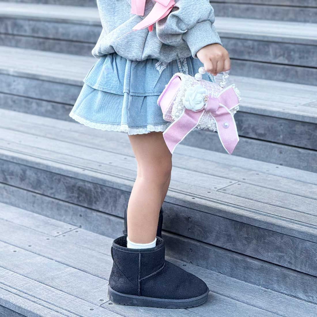Hauls ハウルズ　デニムミニスカート / ティアードフリル フリルティアードデニムミニスカート スカート|デニムスカート